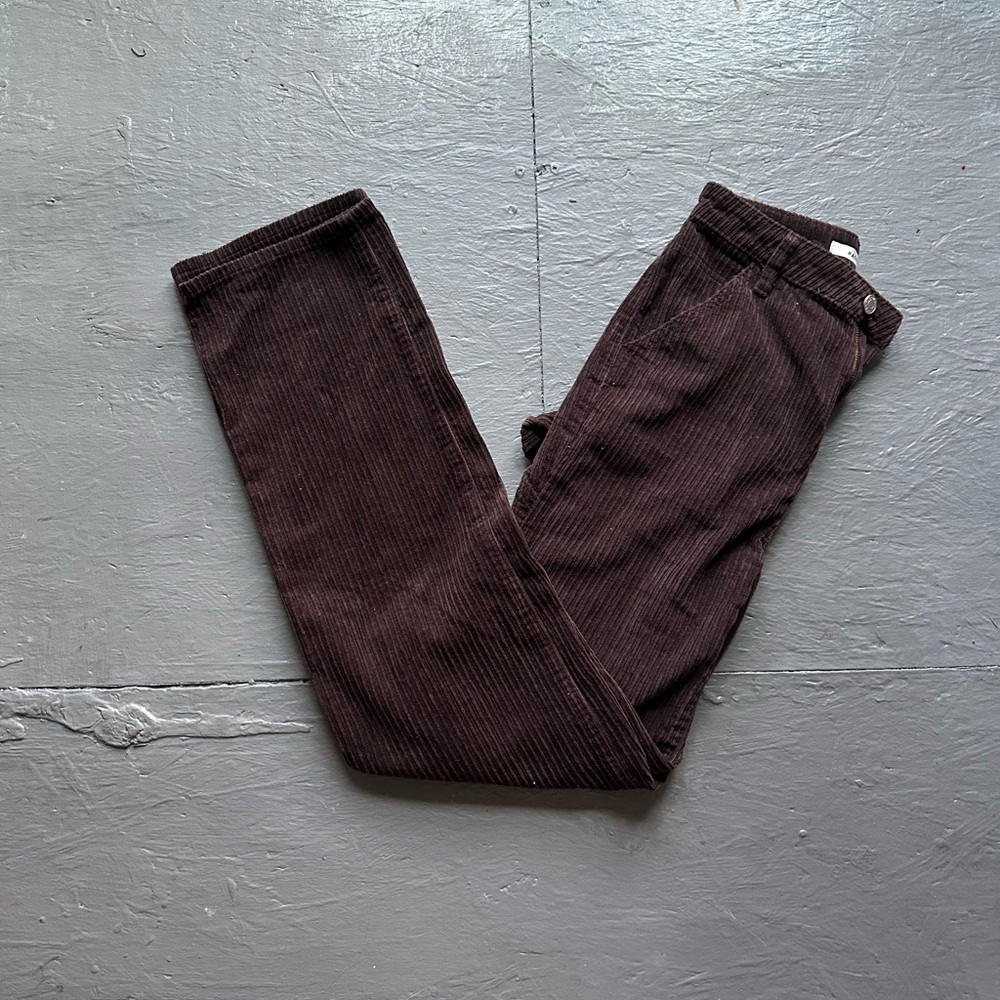 Women’s Brown Corduroy Carpenter Pants